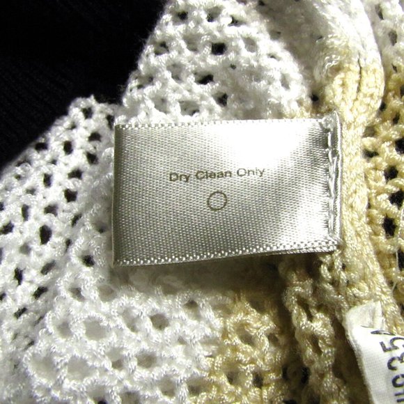 Boston Proper Open-Knit Stretch Striped Sweater Sz XS - Picture 5 of 12